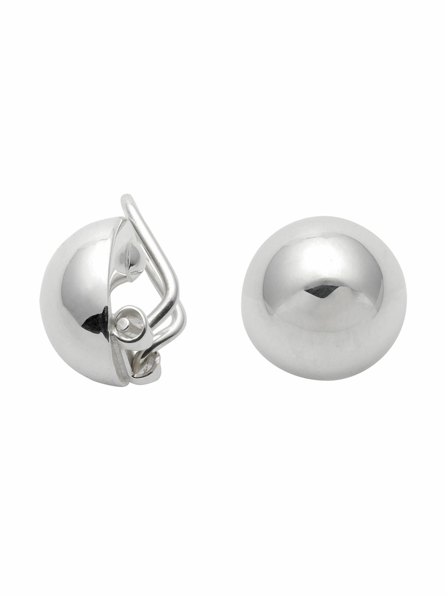 Paar Ohrhänger 1 Paar 925 Silber Ohrringe / Ohrclips Ø 11,5 mm
