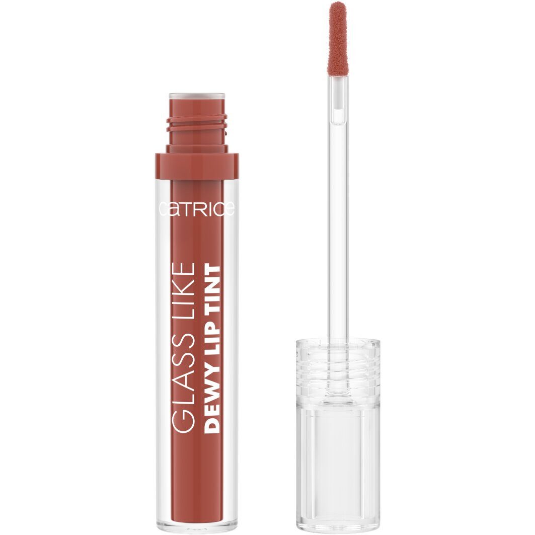 Catrice Блеск для губ Glass Like Dewy Lip Tint, 3-tlg., Intensive Pflege, hochglänzendes, leuchtendes Finish, wässrige Textur.