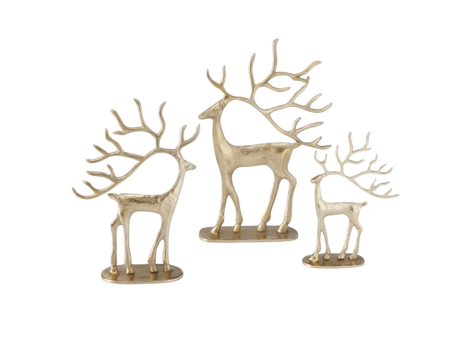 Dekofigur Trollah Hirsch gold 24cm (1 Stück)