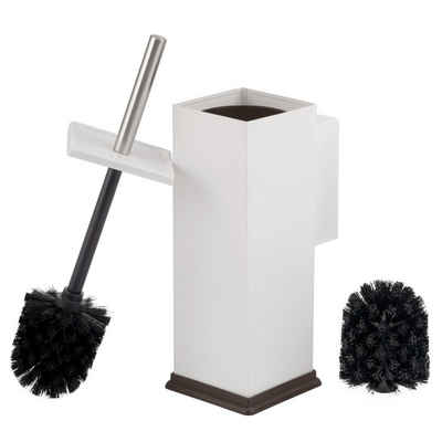 bremermann WC-Reinigungsbürste WC-Garnitur inkl. Wandhalterung, eckig, Badezimmer, (Komplett-Set), inkl. Wandhalterung