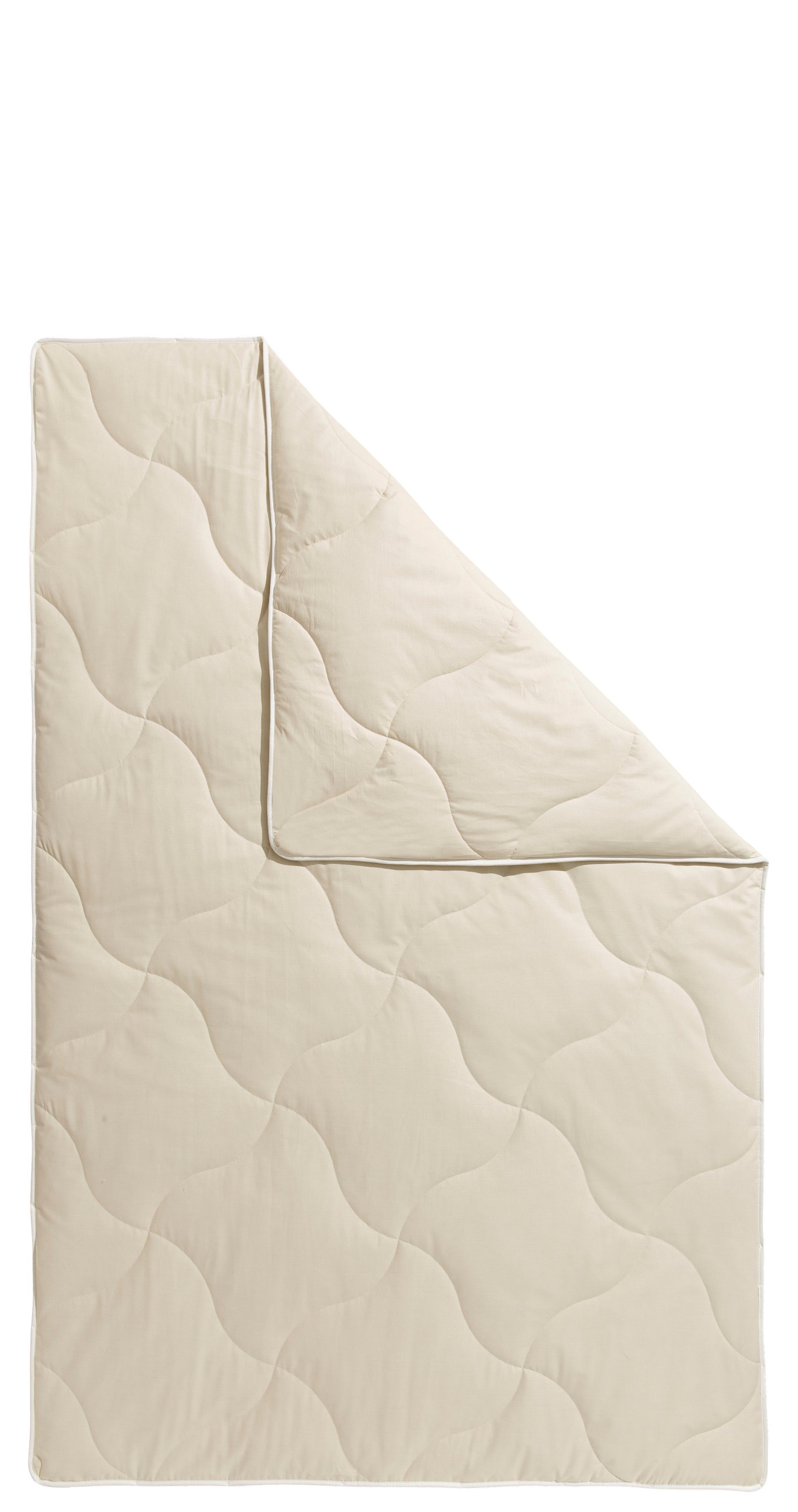 fan Naturfaserbettdecke TENCEL™ Leinen, Füllung: 50% Lyocell (TENCEL), 50% Leinen, Bezug: 100% Baumwolle, natürlich, kühlendes Schlafklima