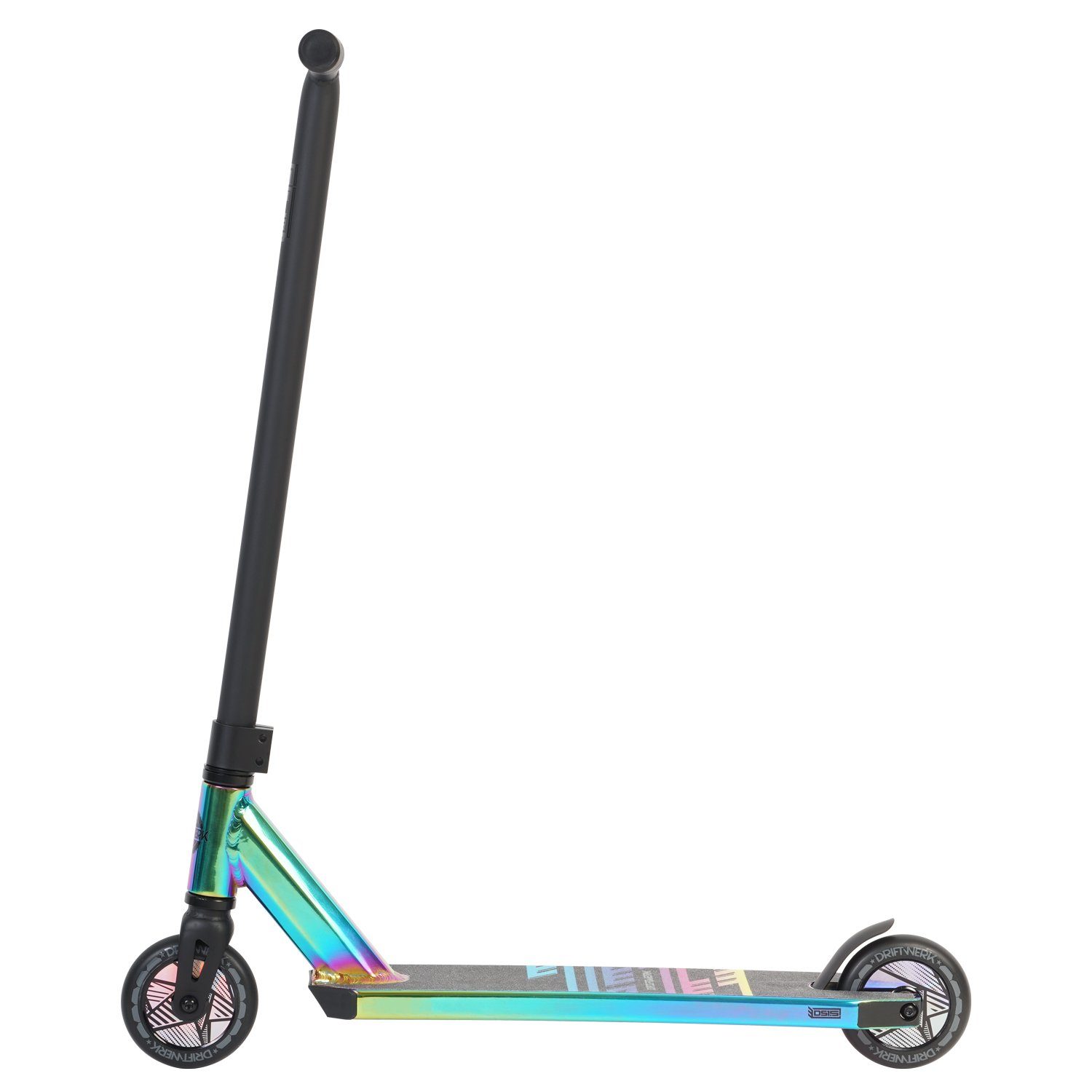 Driftwerk Stuntscooter Stunt DS1.5 Freestyle Kinderroller Neochrome/Regenbogen Tretroller Scooter