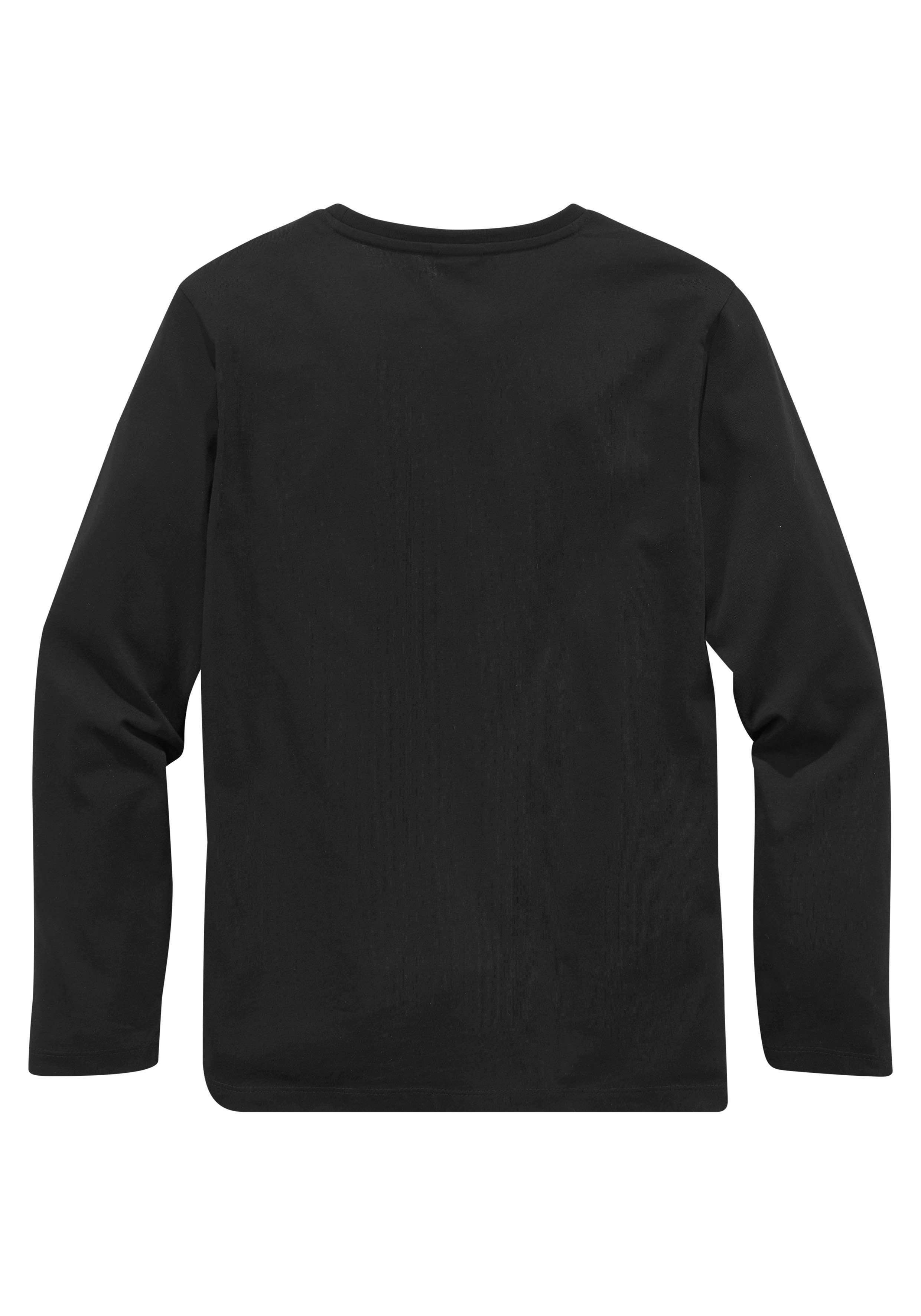 KIDSWORLD Langarmshirt Bitte nicht stören... Langarm, Basic-Passform, bedruckt, Rundhalsausschnitt