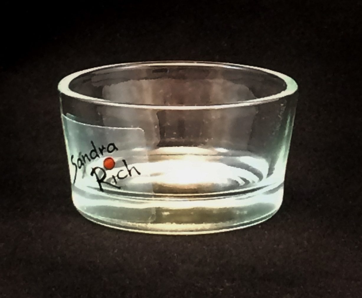 Sandra Rich Teelichthalter SANDRA RICH, TEELICHTHALTER, "tealight holder H3cm/5cm clear"