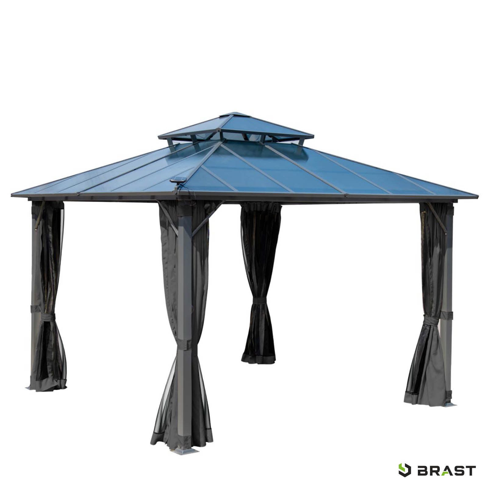 BRAST Pavillon Aluminium Pagode 4x4m inkl. günstig online kaufen