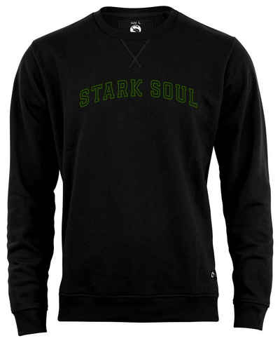 Stark Soul® Sweatshirt Stark Soul Sweatshirt "College" Rundhals-Sweater Unisex