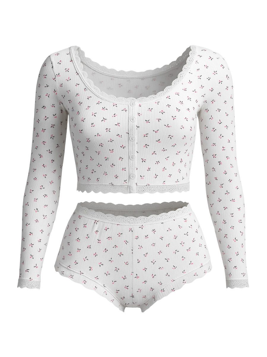 Elegant Love Shorty Damen Pyjama Set günstig online kaufen