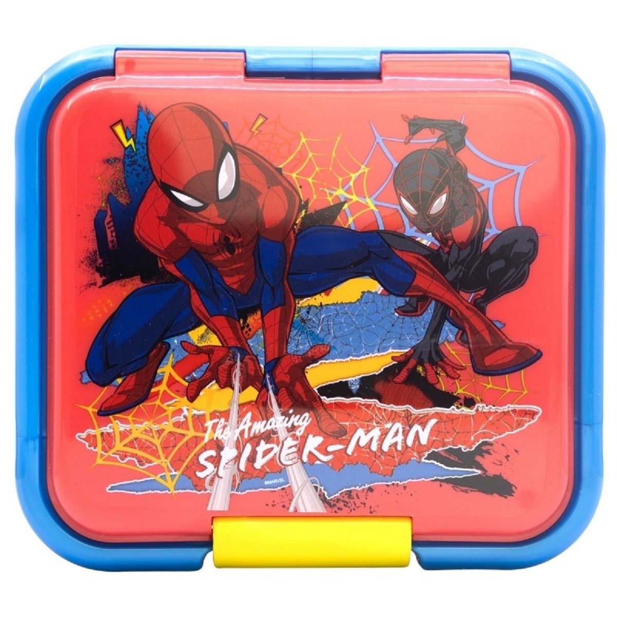 Stor Lunchbox Spiderman Kinder Brotdose – Lunchbox Pausenbox Schulbrotbox, (Einteilig), Brotzeitdose