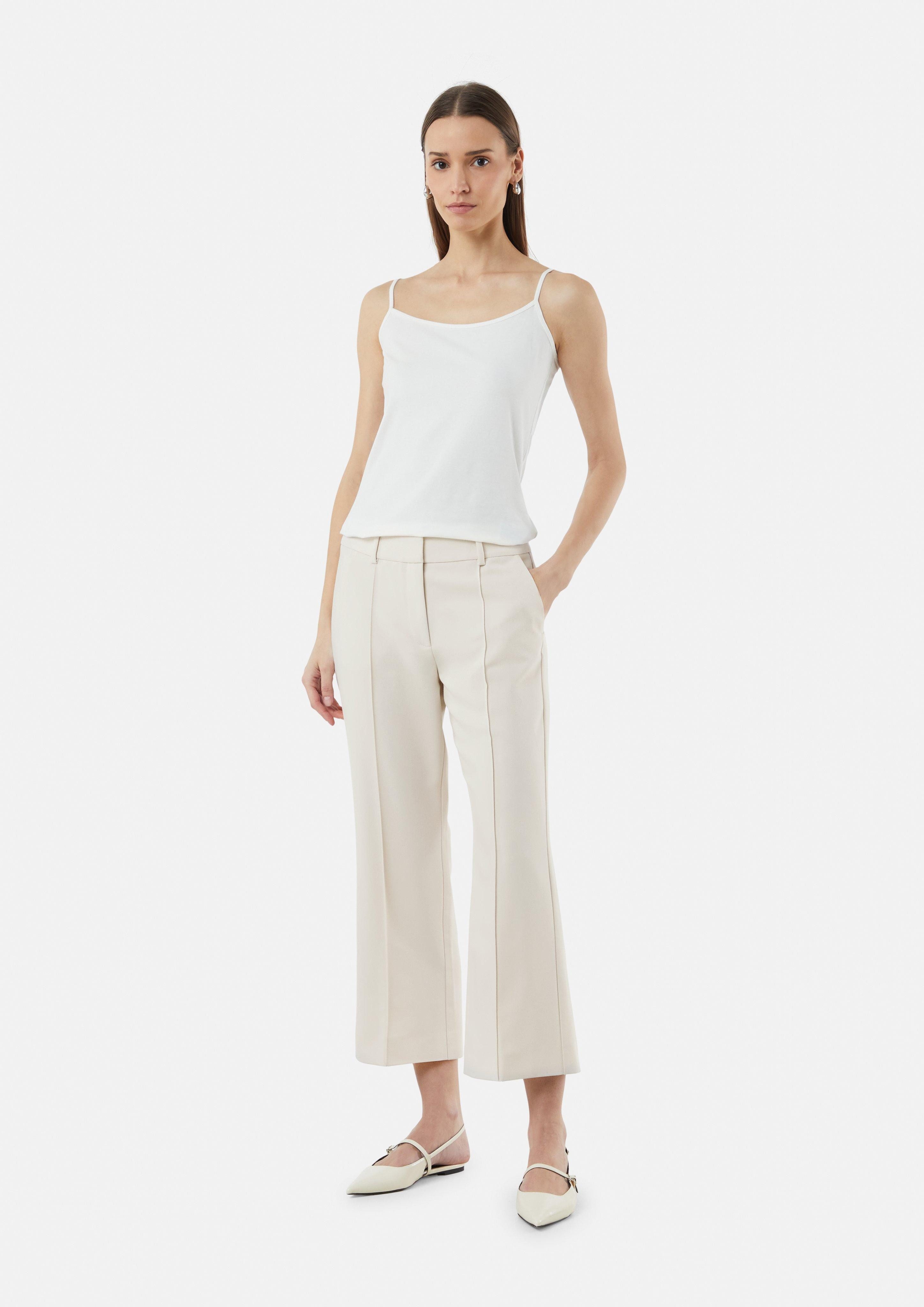 Comma 7/8-Hose Verkürzte Flared Leg Hose günstig online kaufen