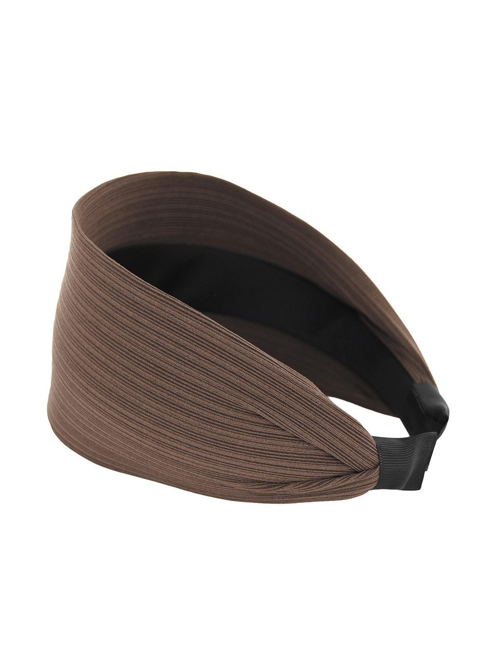 axy Haarreif Breiter Haarreif aus Plissiertem Stoff Wunderschönes Design, Damen Breiter Haarreif Haarband Haarreifen