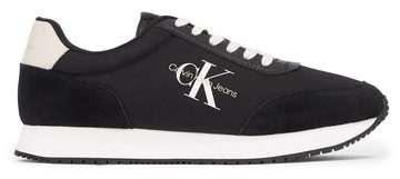 Calvin Klein Jeans RETRO RUNNER LOW MIX MTL Sneaker, Freizeitschuh, Halbschuh, Schnürschuh mit Plateausohle