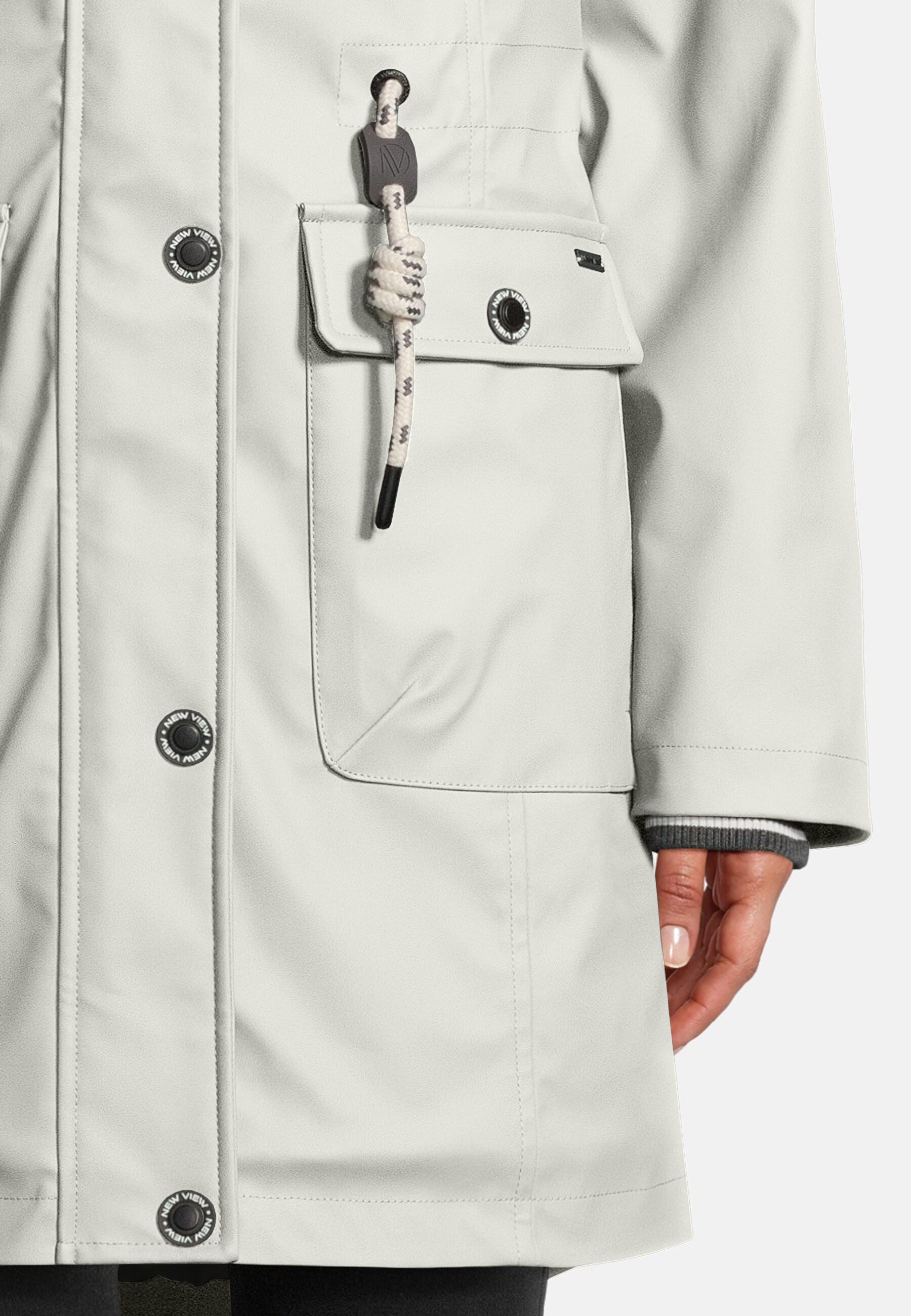 New View Regenjacke Lillie mit weitenregulierbarer Kapuze
