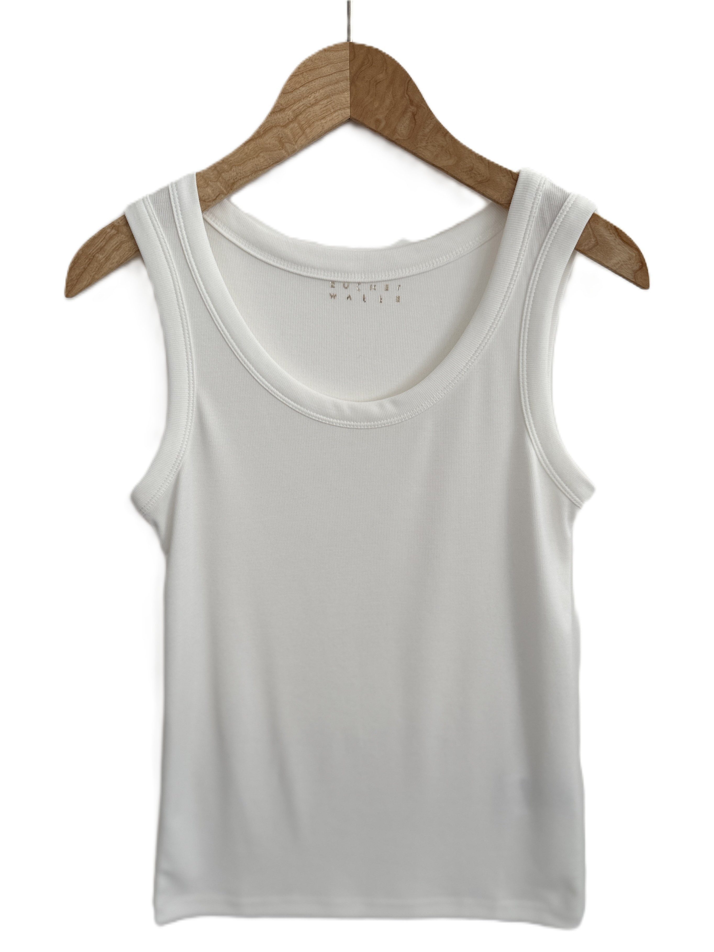 Zuckerwatte Tanktop Rippstrickoptik aus weicher Modal Mischung günstig online kaufen