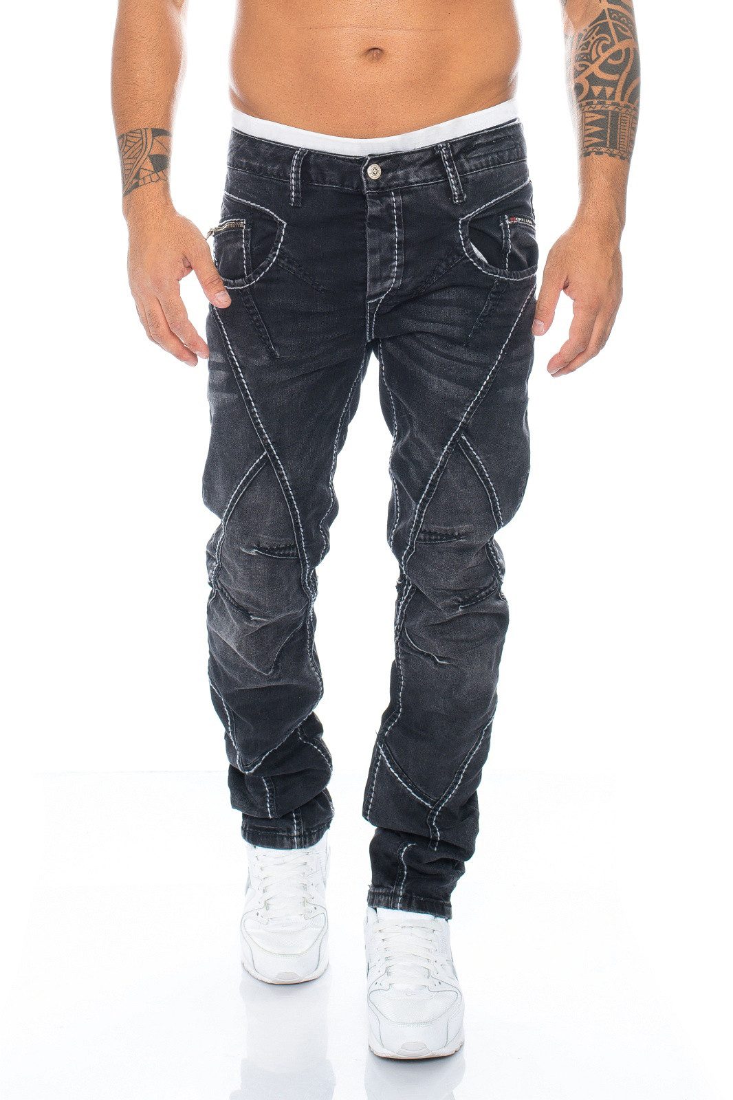 Cipo & Baxx Regular-fit-Jeans Herren Jeans günstig online kaufen