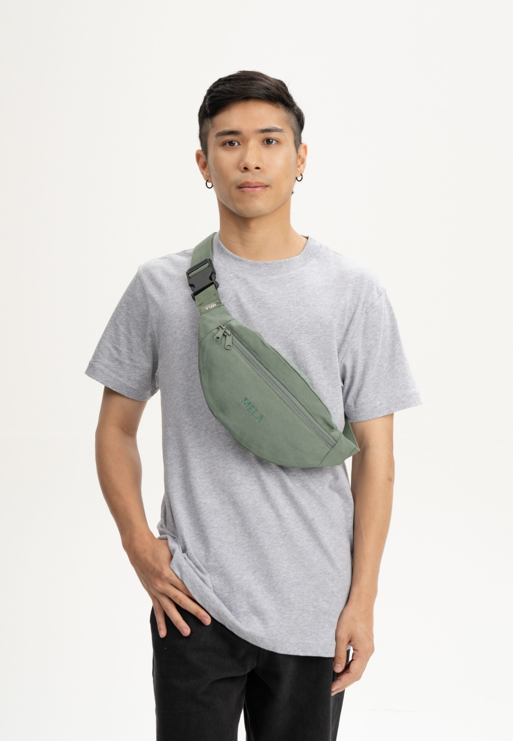 MELA Bauchtasche Bauchtasche Hip Bag, Hauptfach mit Reißverschluss