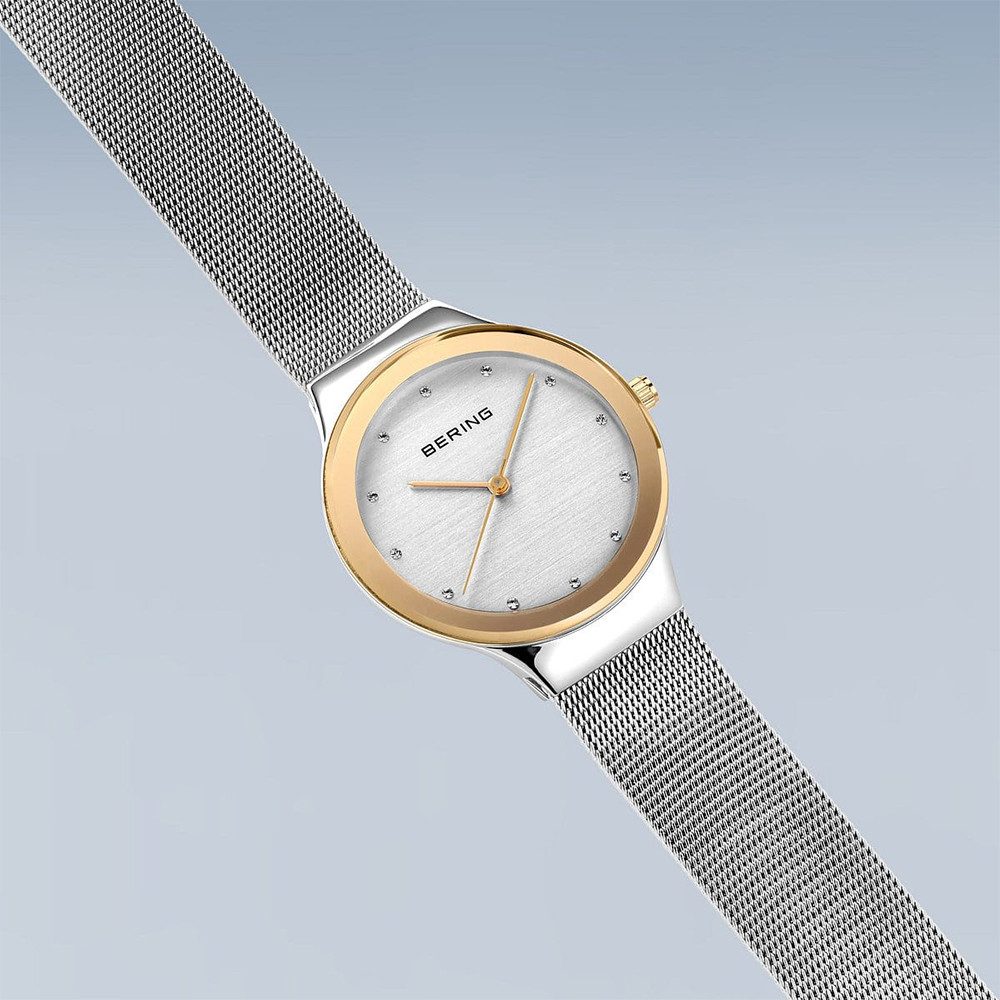 Bering Quarzuhr Bering Classic silber glänzend 12934-010 12934-010, Hochwertiges Produkt mit zeitlosem Design, sorgfältiger Verarbeitung