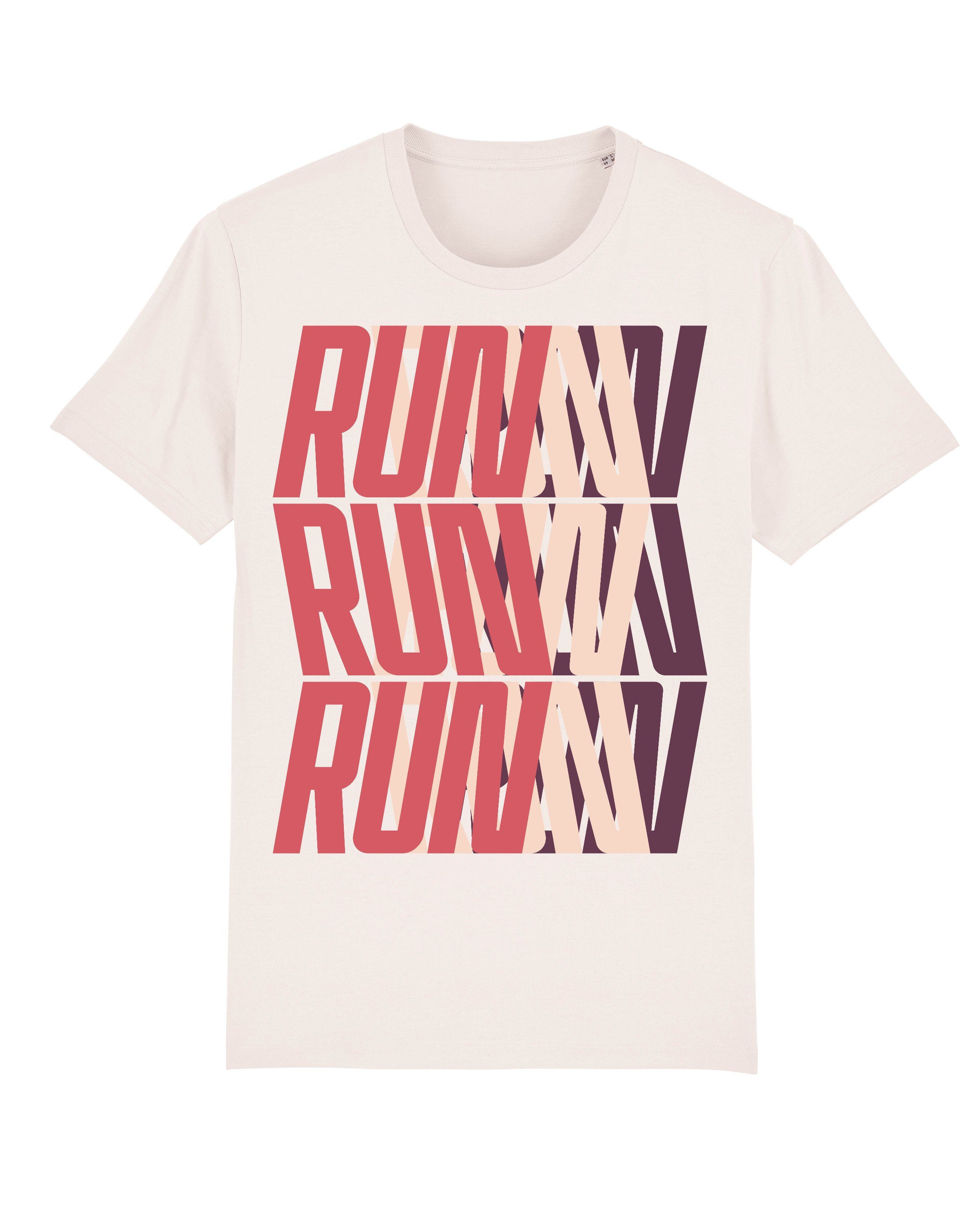 RunRunRun Apparel (1-tlg) Print-Shirt wat? red antrazit
