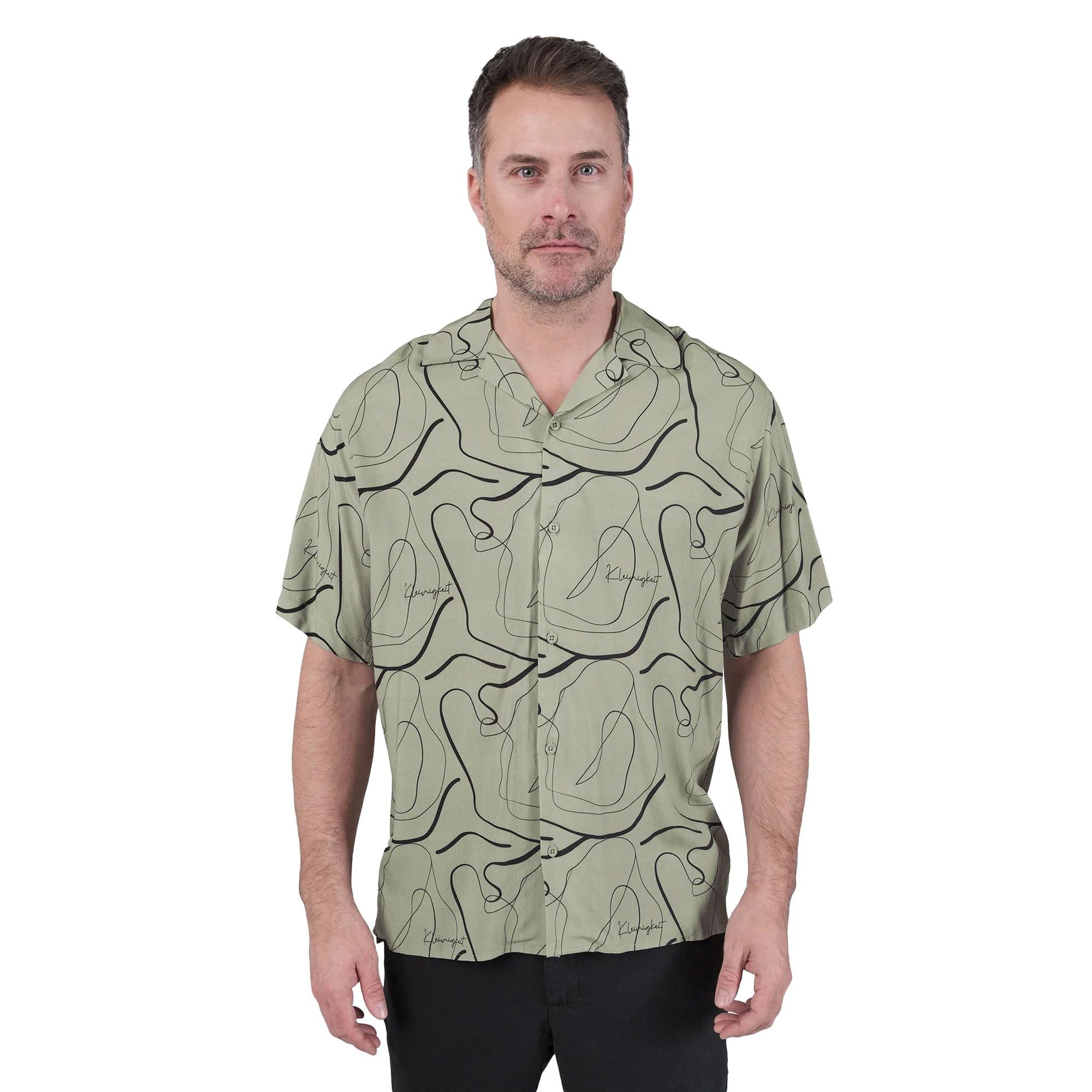 Kleinigkeit Henleyshirt Stefano Richy Shört, schwarz