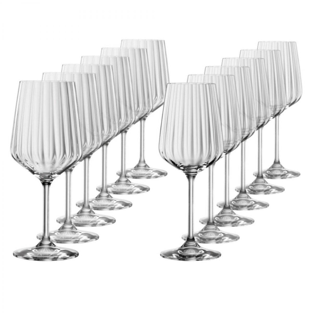 SPIEGELAU Weißweinglas Weingläser für Rot- und Weißwein Lifestyle (12-teilig)