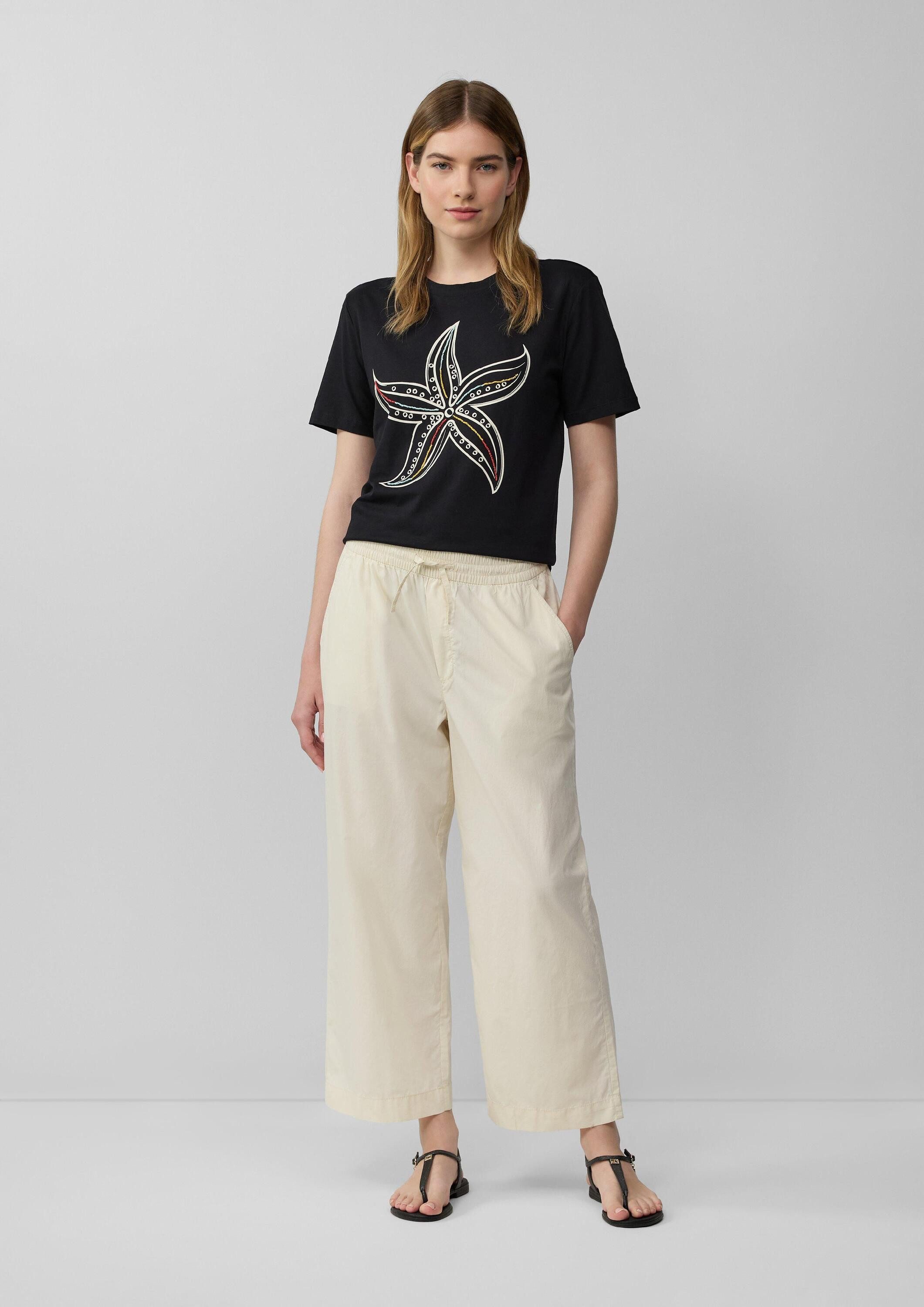s.Oliver Culotte Hose Leichte Culotte im Relaxed Fit aus Baumwollmix – Bild 5 von 5