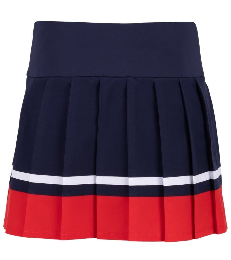 Fila Tennisrock Sabine (Faltenrock) navyblau/rot Mädchen/Girls