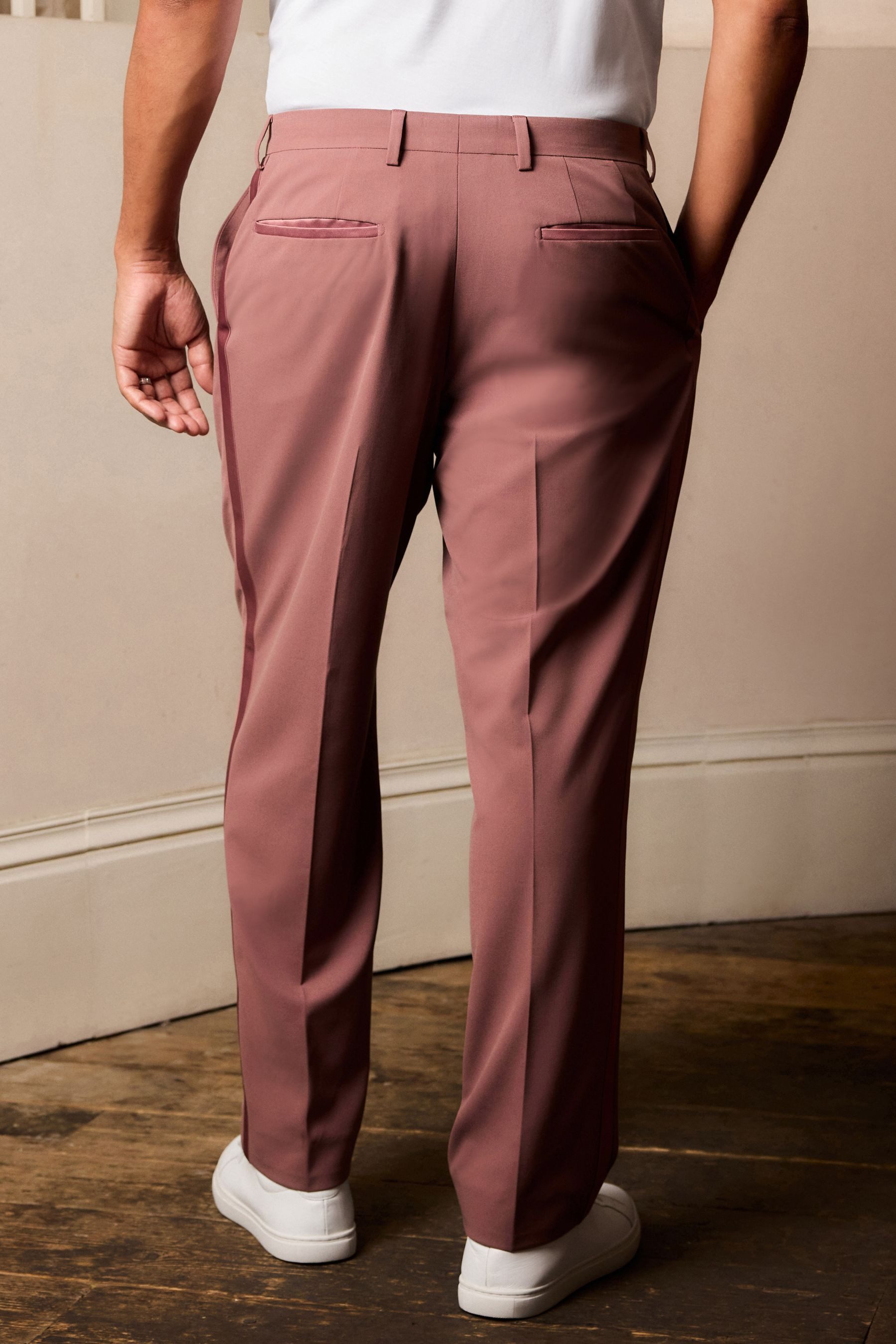 Next Anzughose Slim Fit Smokinghose (1-tlg) günstig online kaufen