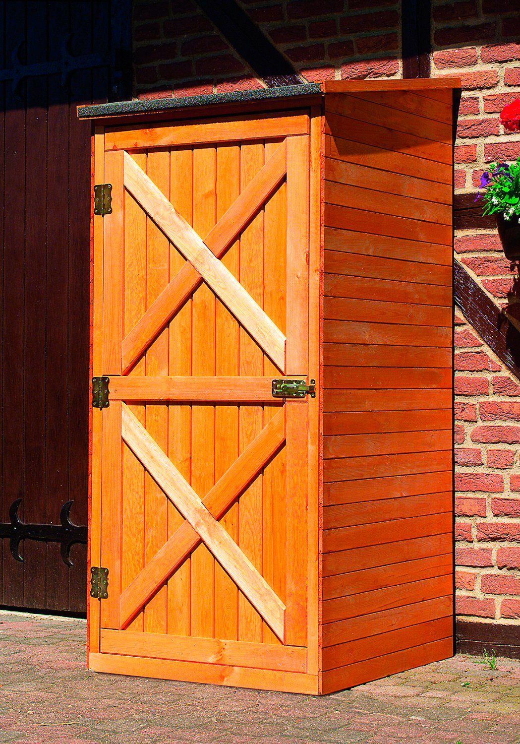 promadino Garten-Geräteschrank Pforzheim, BxT: 78x78 cm