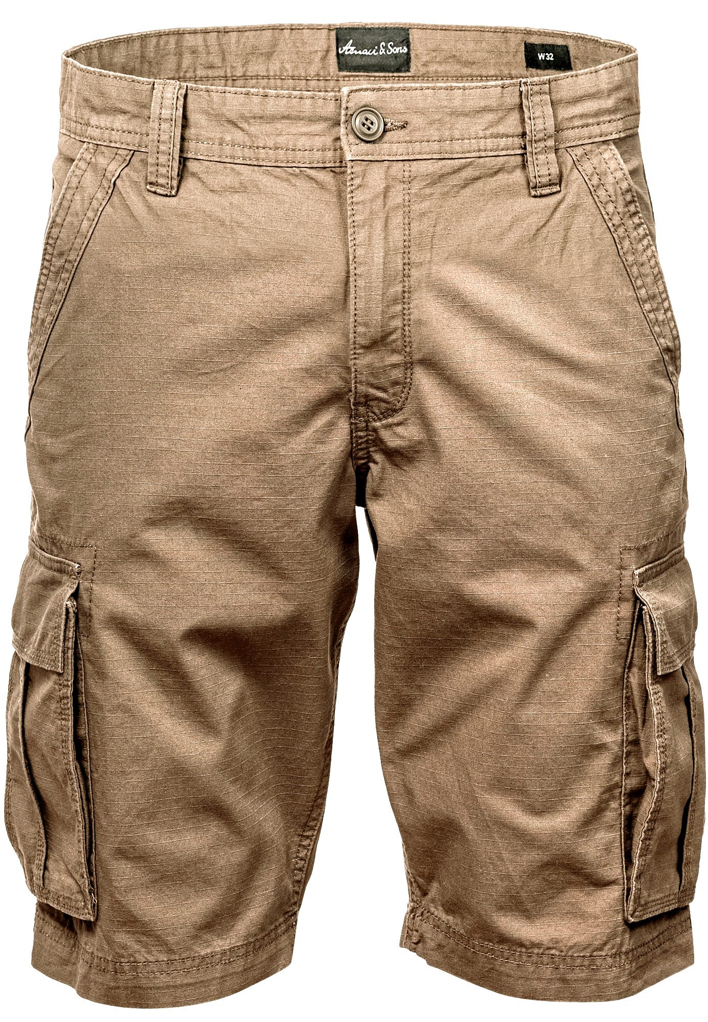 Amaci&Sons Cargoshorts SAUGET Cargoshorts Herren Bermuda Short Hose Regular günstig online kaufen