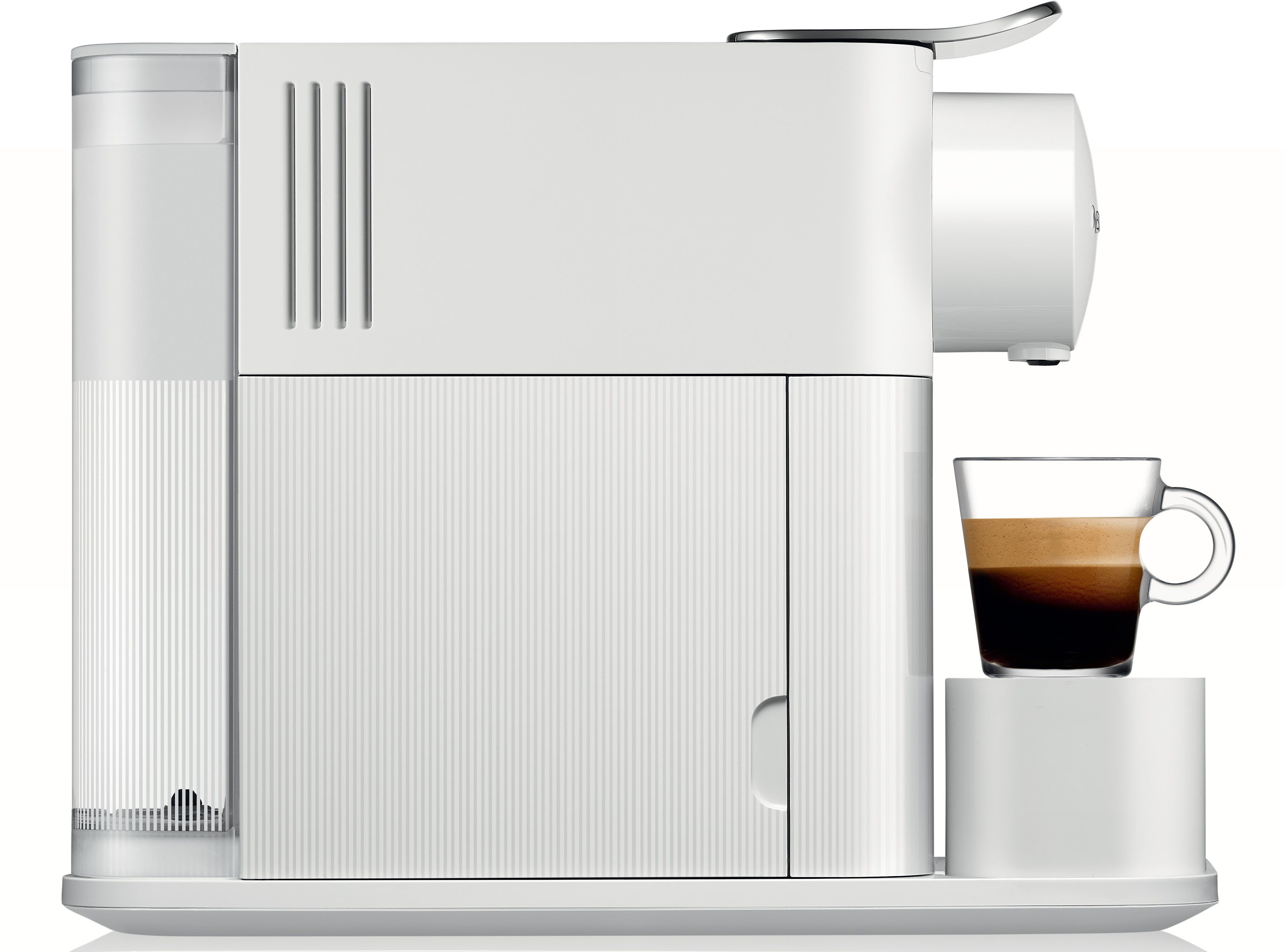 White, inkl. Nespresso mit Willkommenspaket EN510.W DeLonghi, von One Kapselmaschine 7 Kapseln Lattissima