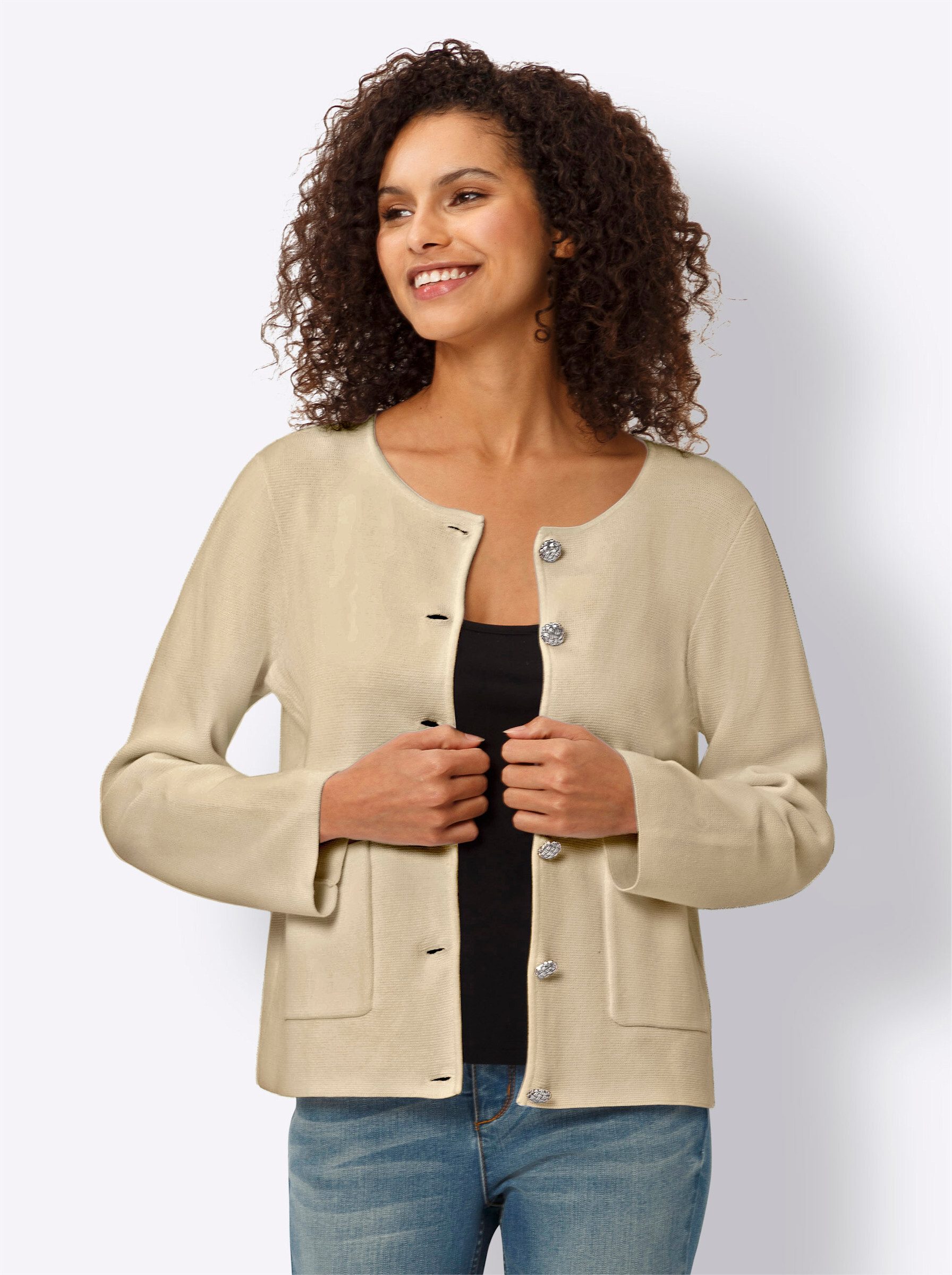 heine Strickjacke Feinstrickjacke günstig online kaufen