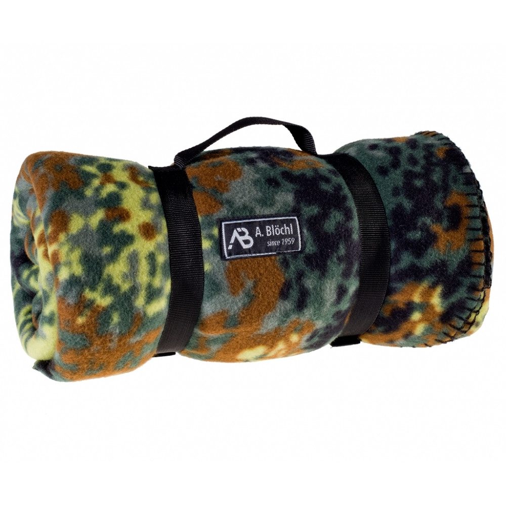 Outdoordecke Fleece-Decke Polyester flecktarn in neuem Design 2,00 x 1,40 m, A. Blöchl