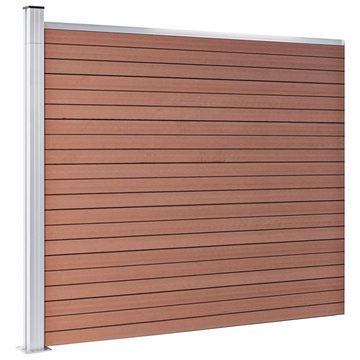 vidaXL Gartentor Zaunelement WPC 175x146 cm Braun