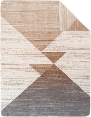Wohndecke Jacquard Decke Minuf, IBENA, mit geometrischem Muster