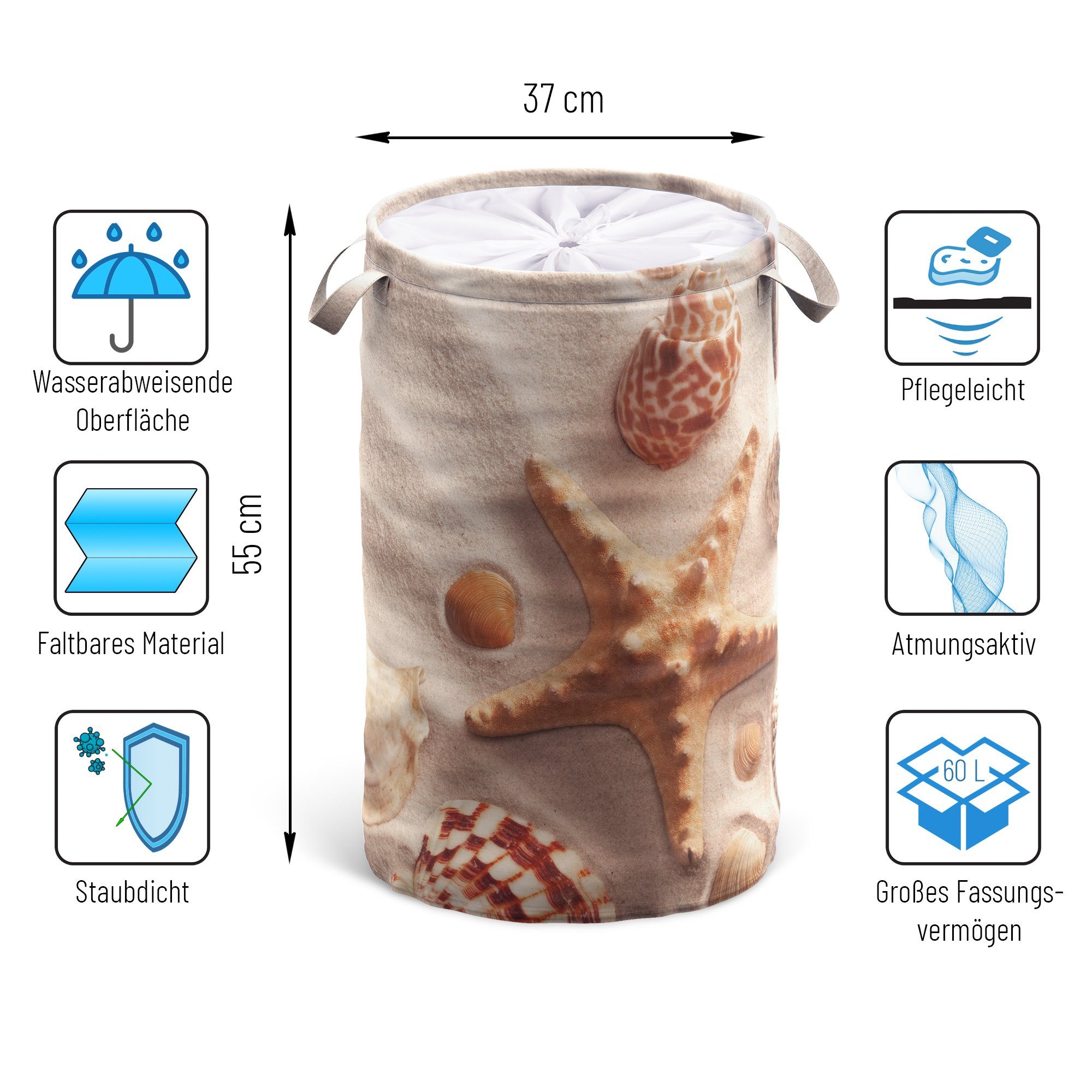 Sanilo Wäschekorb mit Motiv, viele schöne Wäschesammler zur Auswahl, Wäsche günstig online kaufen