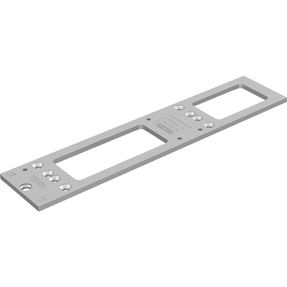 GEZE Türriegel GEZE 1400-0002 Montageplatte Silber