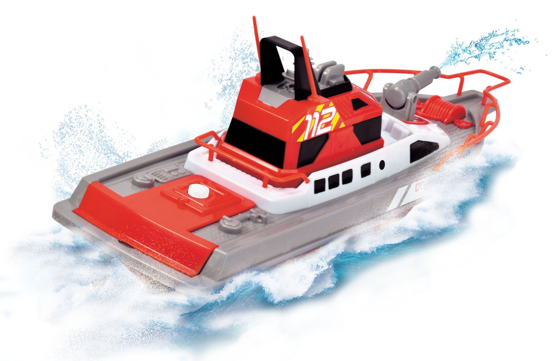 Dickie Toys RC-Boot Feuerwehrboot, mit Wasserspritzfunktion und Fernbedienung