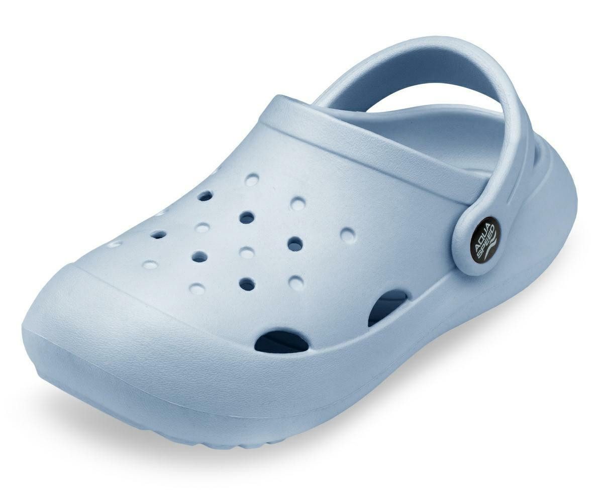 Aqua Speed LUGO Schwimmbad-Sandalen Kids – Rutschfest & flexibel mit Handtuch Badepantolette (Rutschfeste Sommersandalen – für Kinderbecken, Umkleide & Dusche) Luftige Sommersandalen – ideal für Dusche, Sauna & Therme