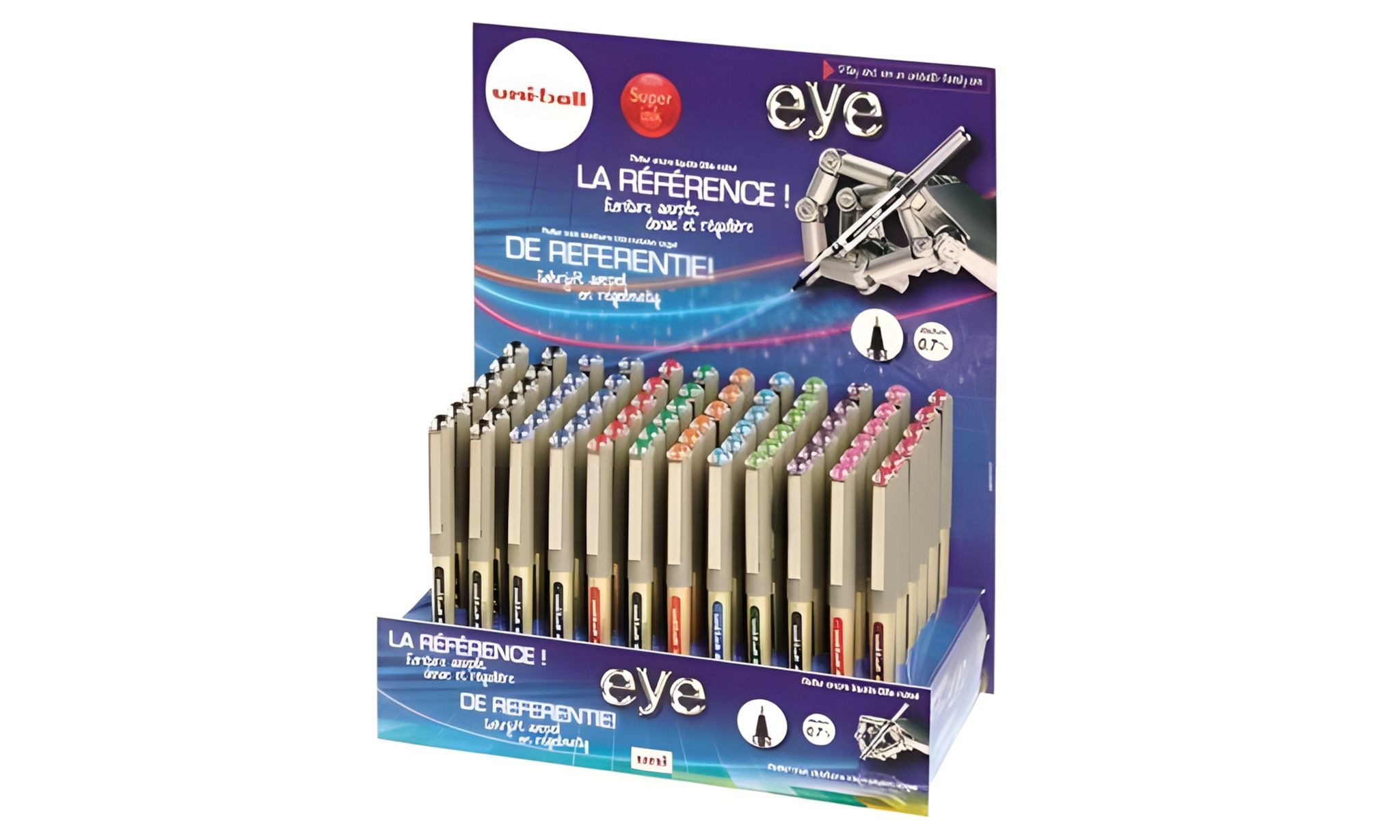 uni-ball Tintenroller Faber Castell Tintenroller UB EYE DESIGN 0,4 mm weinrot