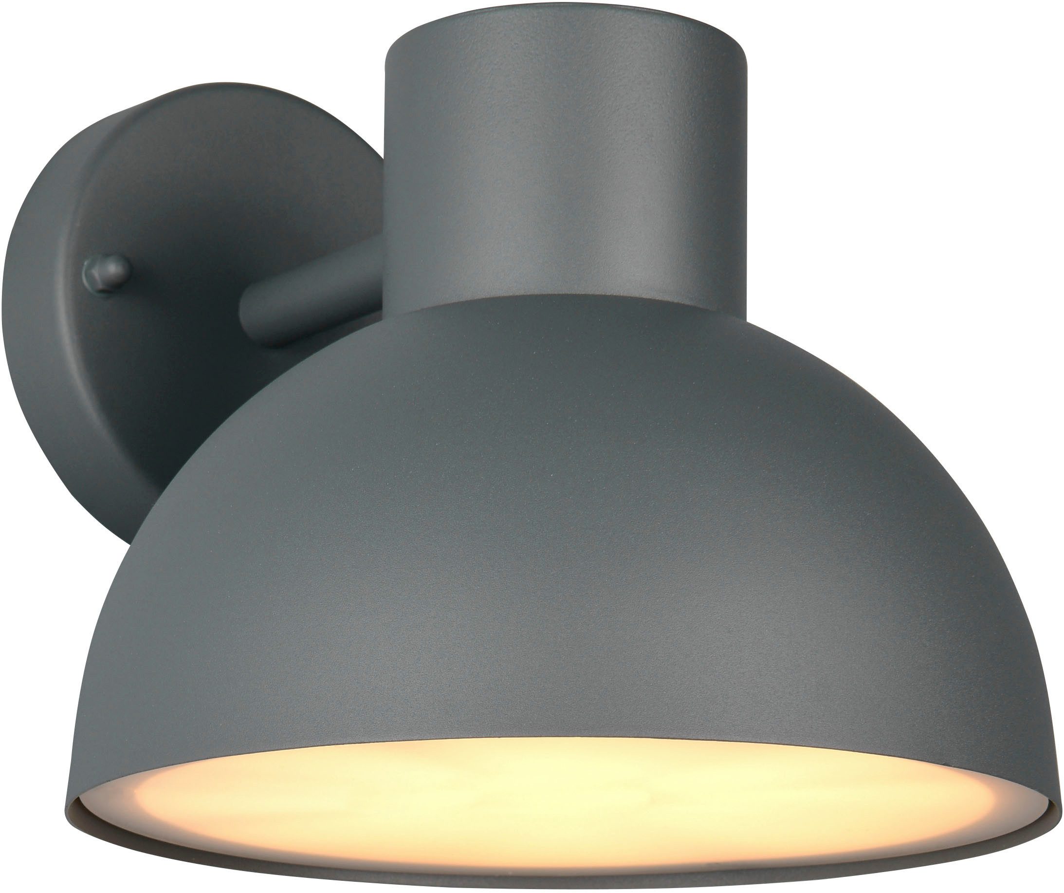 TRIO Leuchten Außen-Wandleuchte ELBE, Fassadenbeleuchtung Downlight, exkl 1x E27 max 10W, Outdoor IP44, Leuchtmittel wechselbar, warmweiß - kaltweiß, Hauswand Leuchte aus Druckguss Aluminium, Leuchtmittel wechselbar