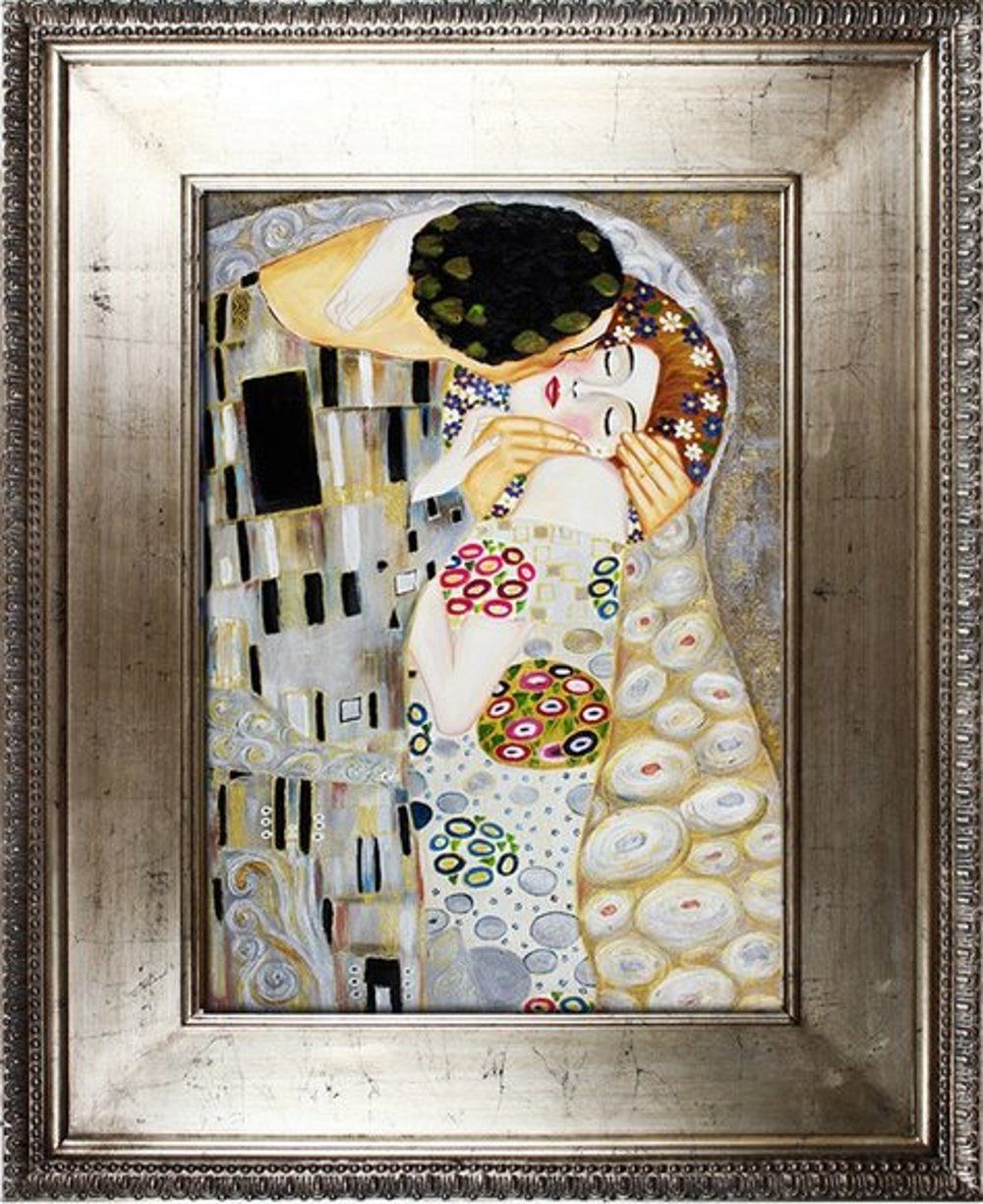 JVmoebel Gemälde Gustav Klimt »G17379«, jedes Bild ein Unikat, handgearbeitet