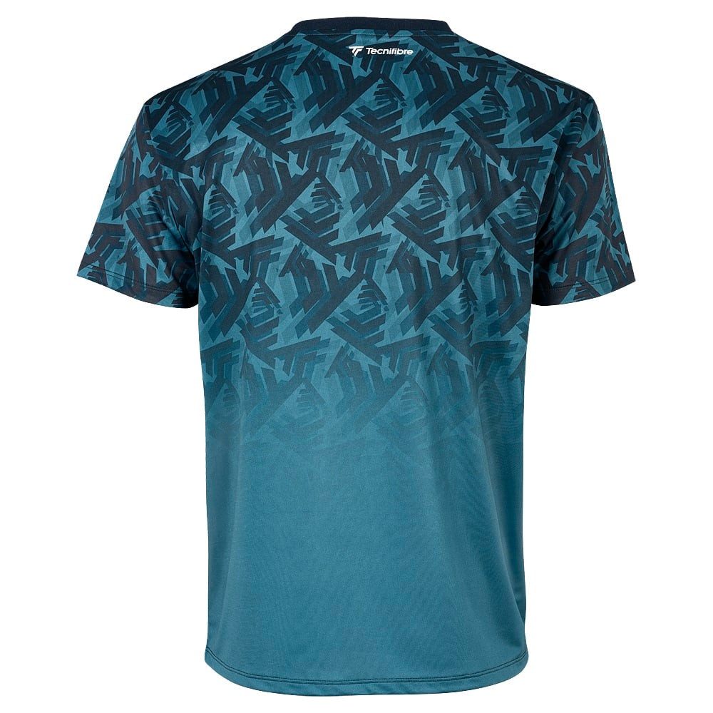 Tecnifibre T-Shirt X-Loop (atmungsaktiv, Mesh-Einsätze) 2024 blaugrün Herren