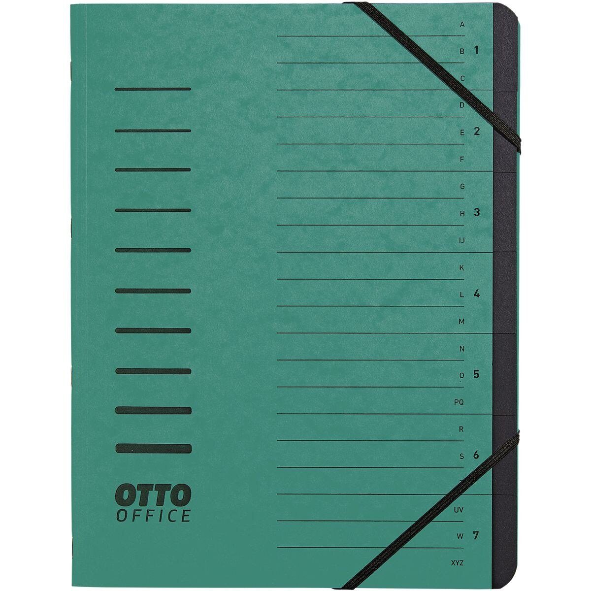 Otto Office Organisationsmappe Standard, Sammelmappe mit 7 Fächern, DIN A4