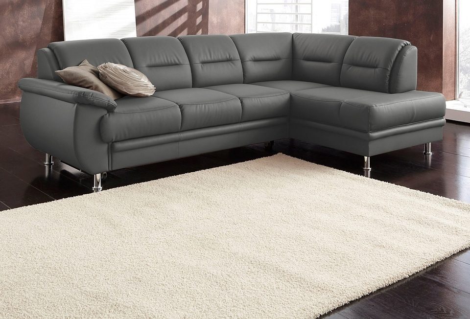 sit&more Ecksofa "Mailand L-Form, B: 250 cm" optional Bettfunktion günstig online kaufen