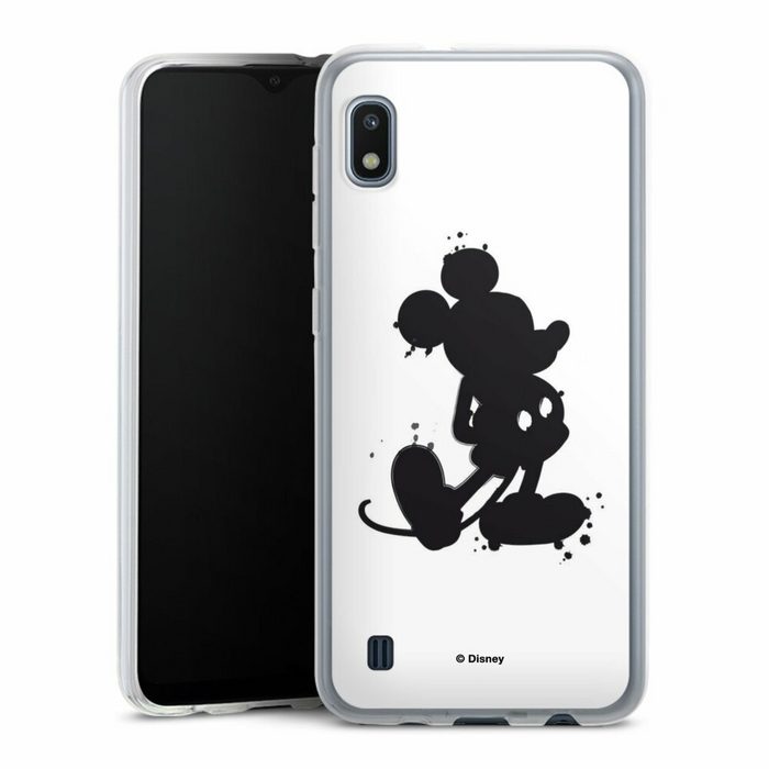 DeinDesign Handyhülle Mickey Mouse Offizielles Lizenzprodukt Disney Mickey Mouse - Splash Samsung Galaxy A10 Silikon Hülle Bumper Case Handy Schutzhülle