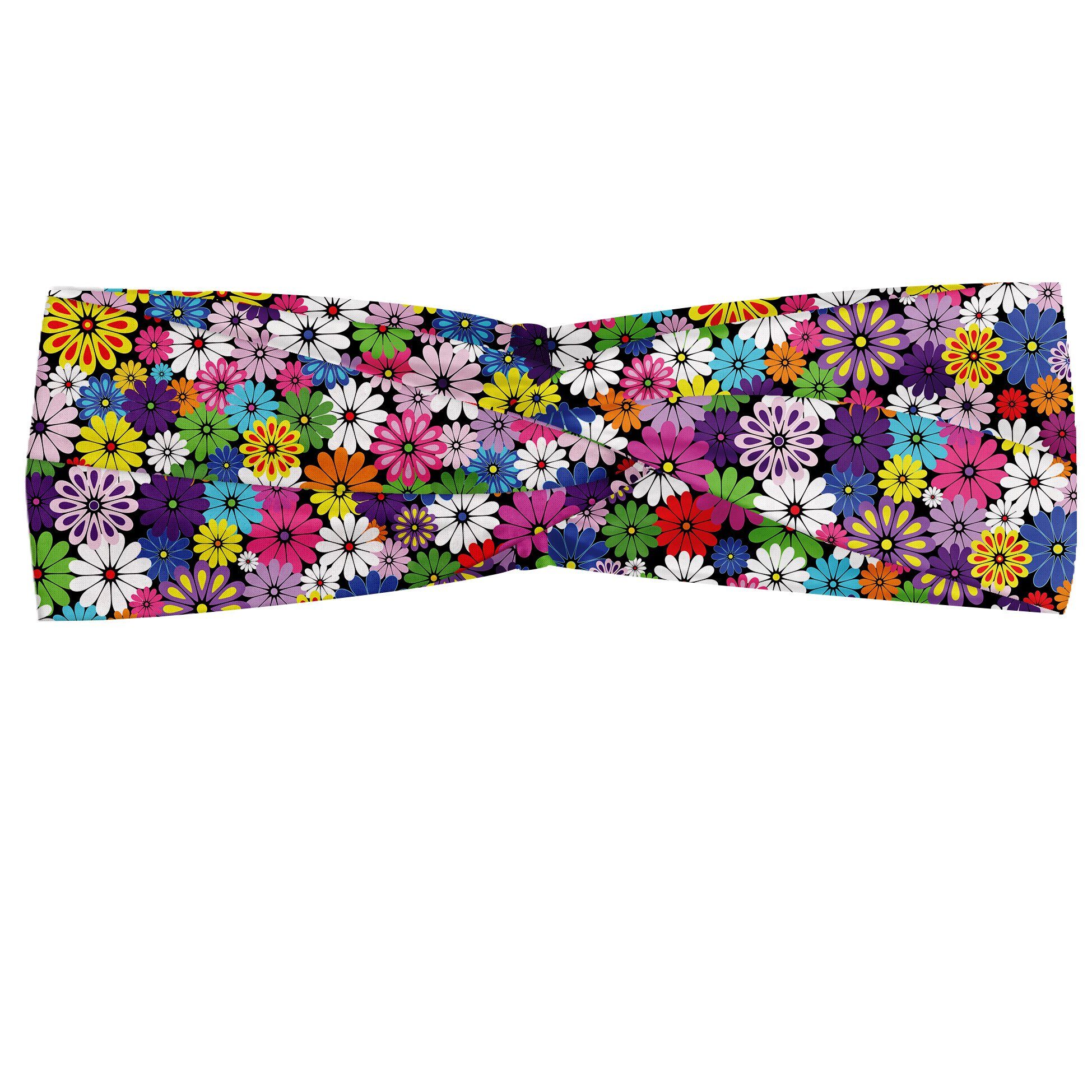 Abakuhaus Stirnband Elastisch und Angenehme alltags accessories Blume Floral Vivid Gänseblümchen