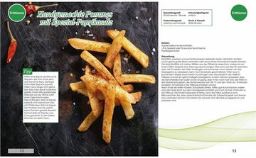 GOURMETmaxx Notizbuch Heißluftfritteuse, Rezeptbuch Heiße Rezepte nahezu ohne Fett.