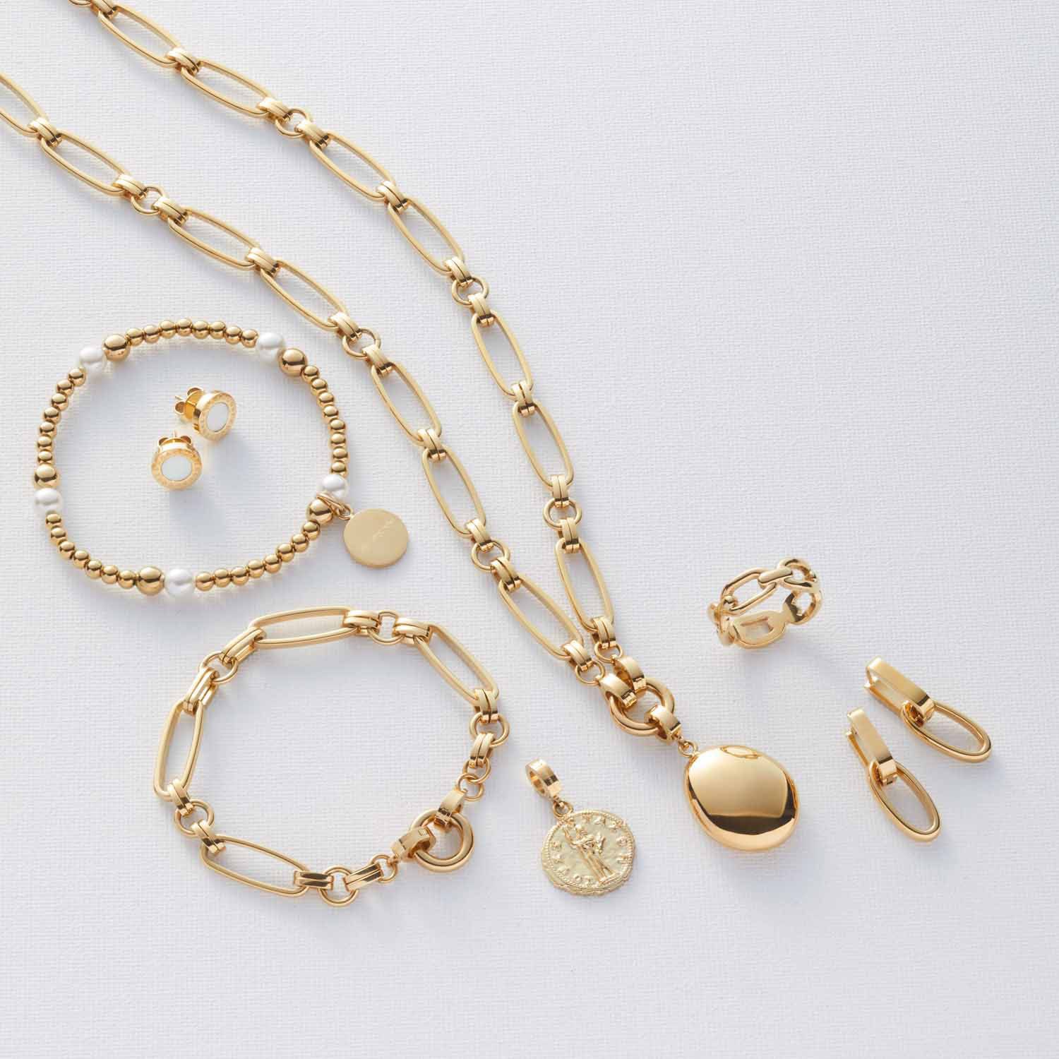 LEONARDO Charm-Kette Halskette Mathilde Clip&Mix