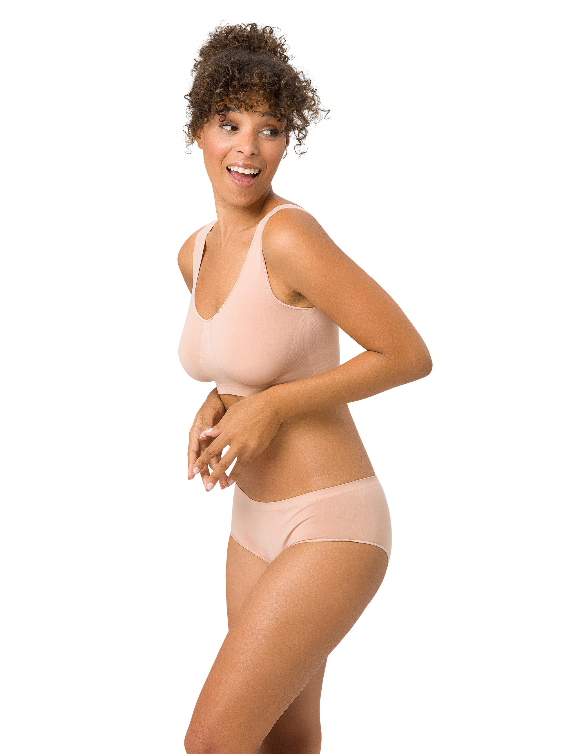 Beedees Bustier Comfee Pure (1, 1-tlg., 1) Bügelloser One-Size-BH