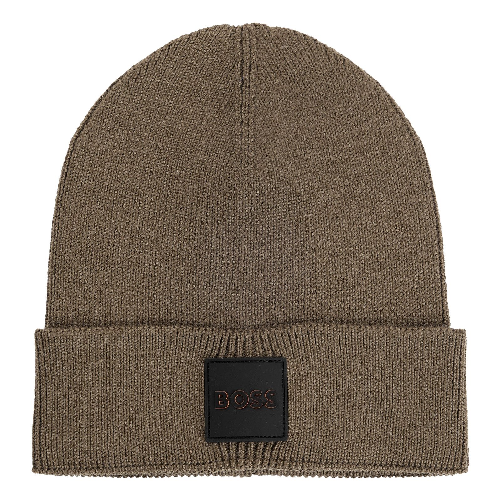 BOSS Strickmütze Foxxy_R_Hat mit aufgenähtem Logo günstig online kaufen