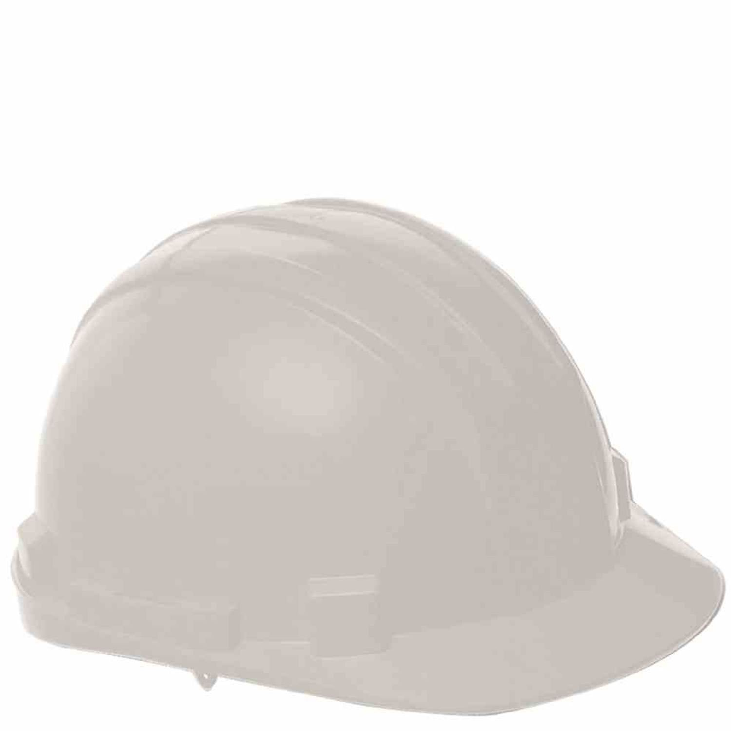 Sicherheitshelm Schutzhelm verstell. weiß mit Drehknopf